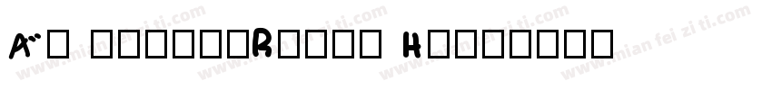AR YanKaiB5Std HV字体转换